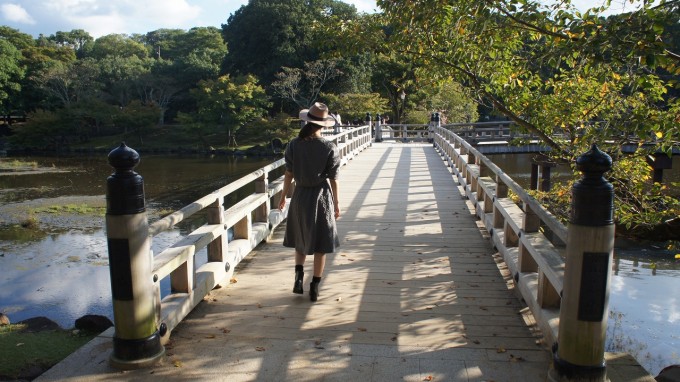 浮見堂の橋