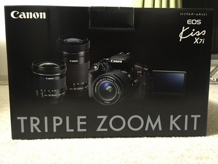 ついに Canon EOS Kiss X7i を購入しました！しかもトリプルズームキット。脱初心者を目指してカメラ小僧になります