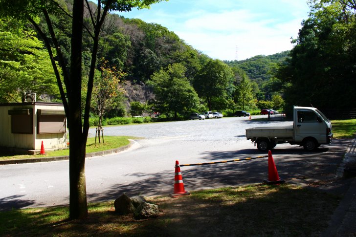 ほしだ園地の駐車場