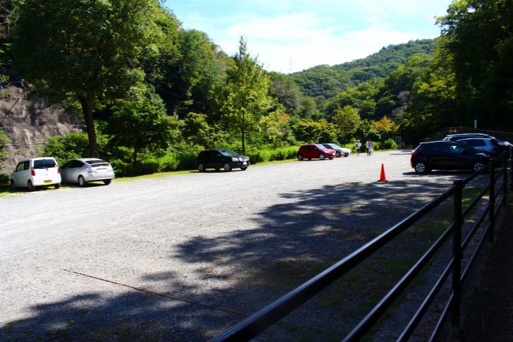 ほしだ園地の駐車場