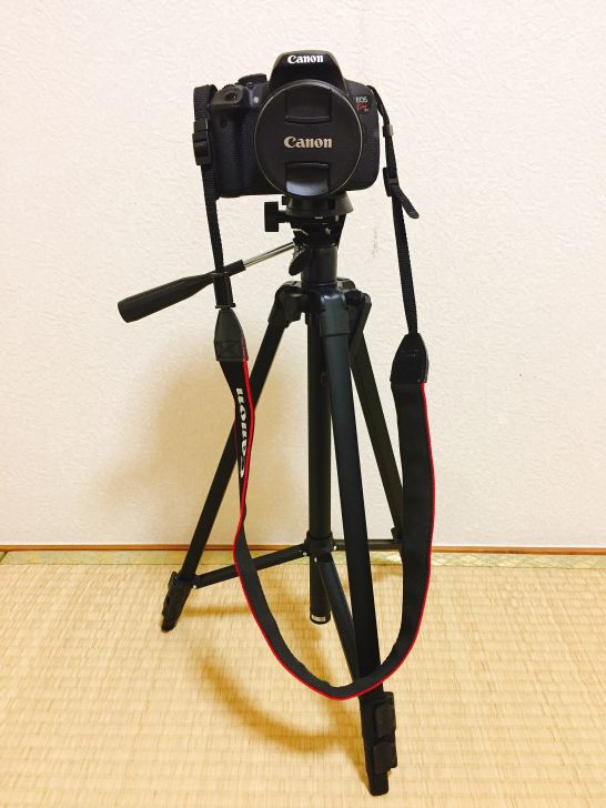 Canon EOS Kiss X7i にもOKなカメラ三脚。オーム電機のOCT002-Kが 