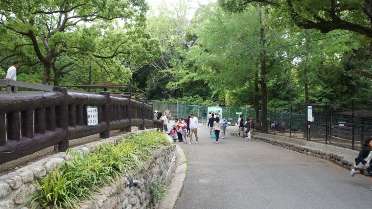 五月山動物園内