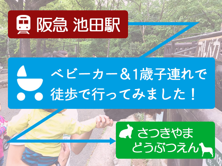 徒歩で五月山動物園に行ってみました