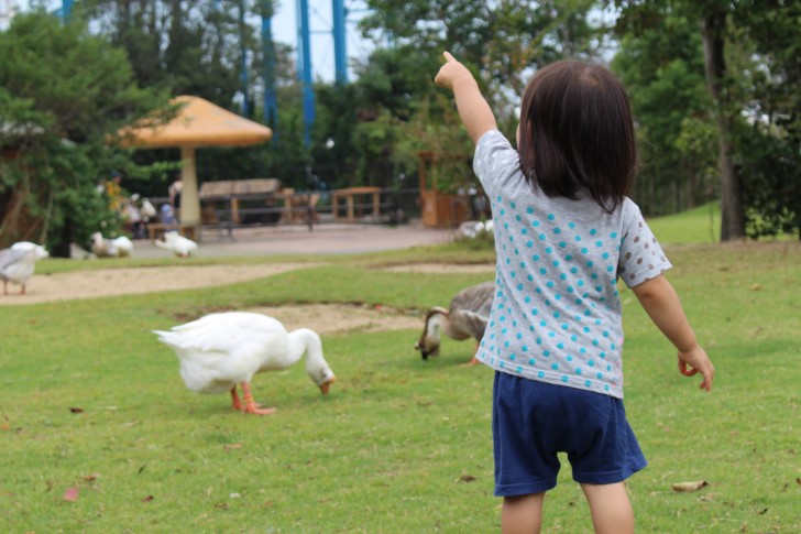 興奮する子供