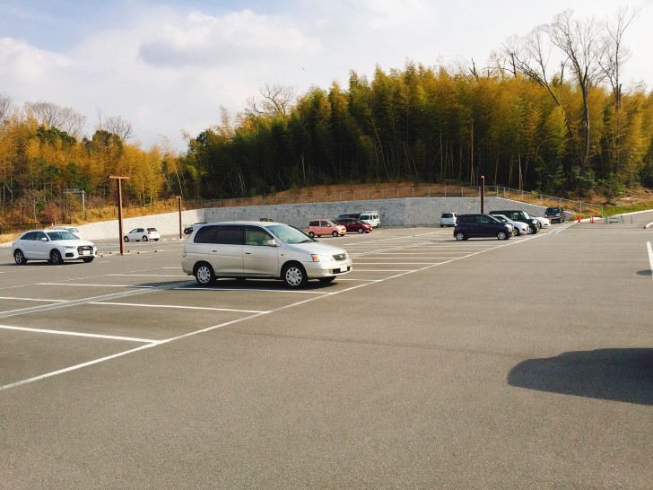 日曜日の駐車場