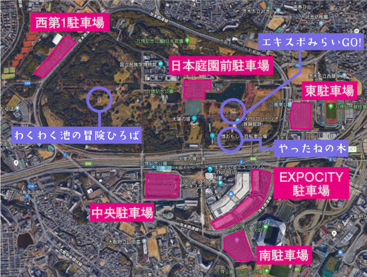 あそび場のMap