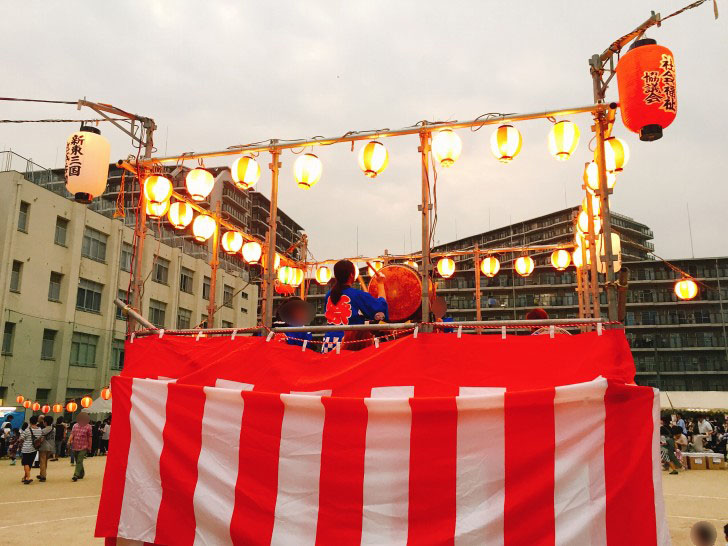 新東三国小学校　夏祭り