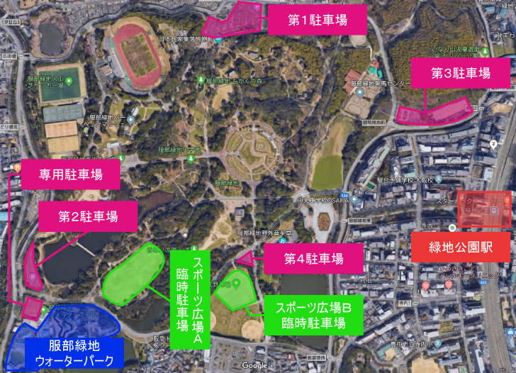 駐車場の場所