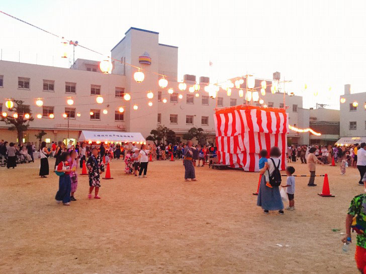 三国小学校の夏祭り