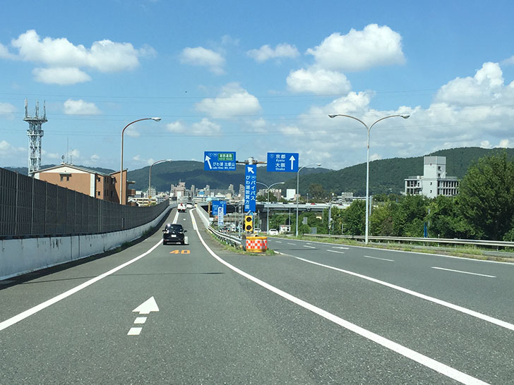 湖西道路への入口