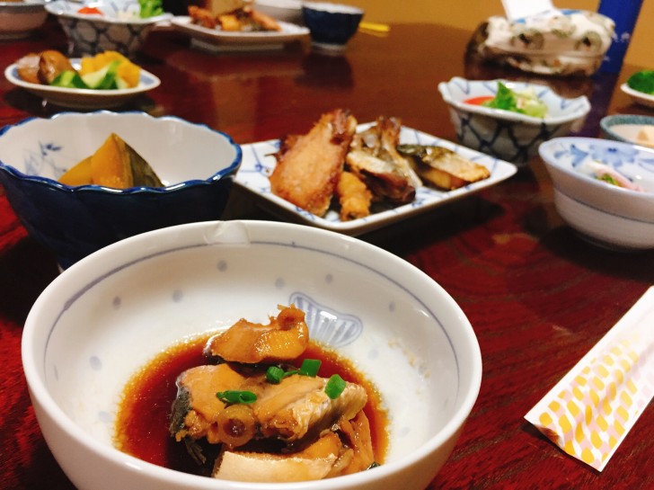 魚料理の朝ご飯